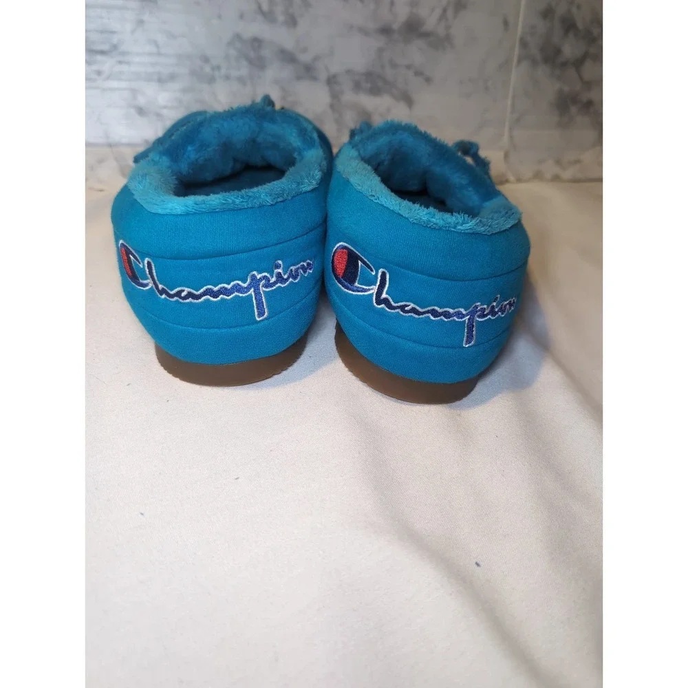 Champion Blue M&M's Hoodie Slippers Men's 8 VHTF